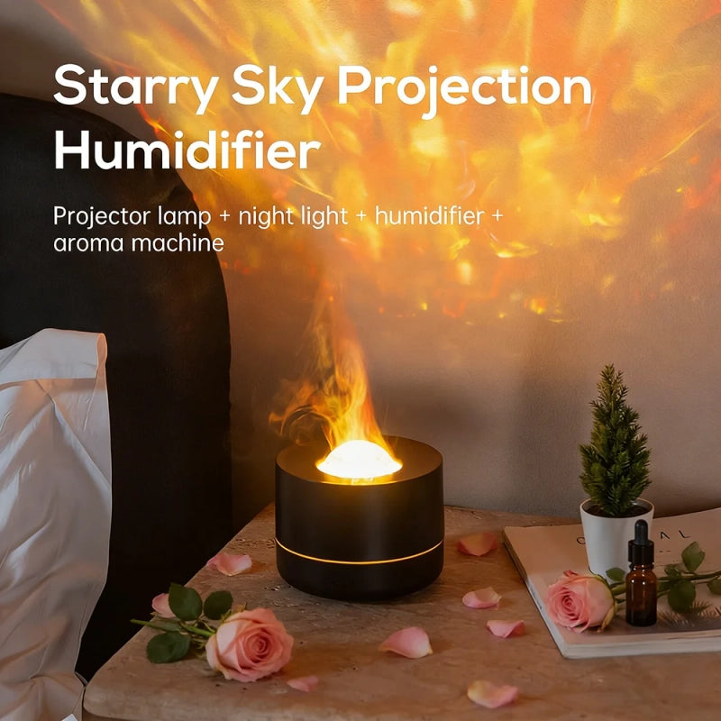 Celestial Oasis™ Galaxy Humidifier | Rotating Starry Night & Aroma Diffuser