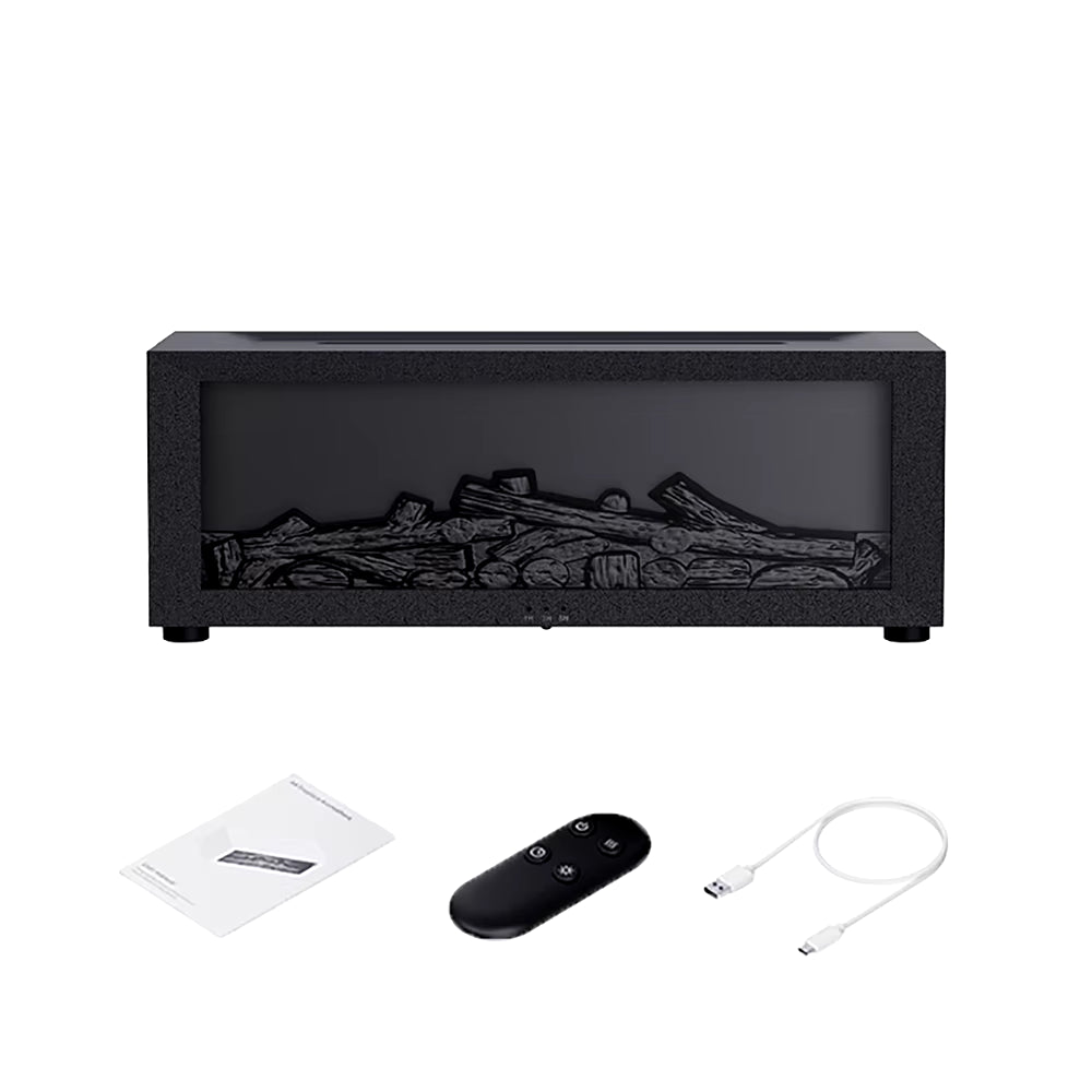Fireplace Flame Humidifier | Ultra-Quiet Essential Oil Diffuser 